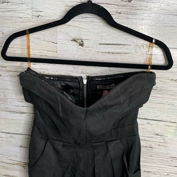 Lipsy  London black strapless mini dress size 6 - Picture 9 of 9